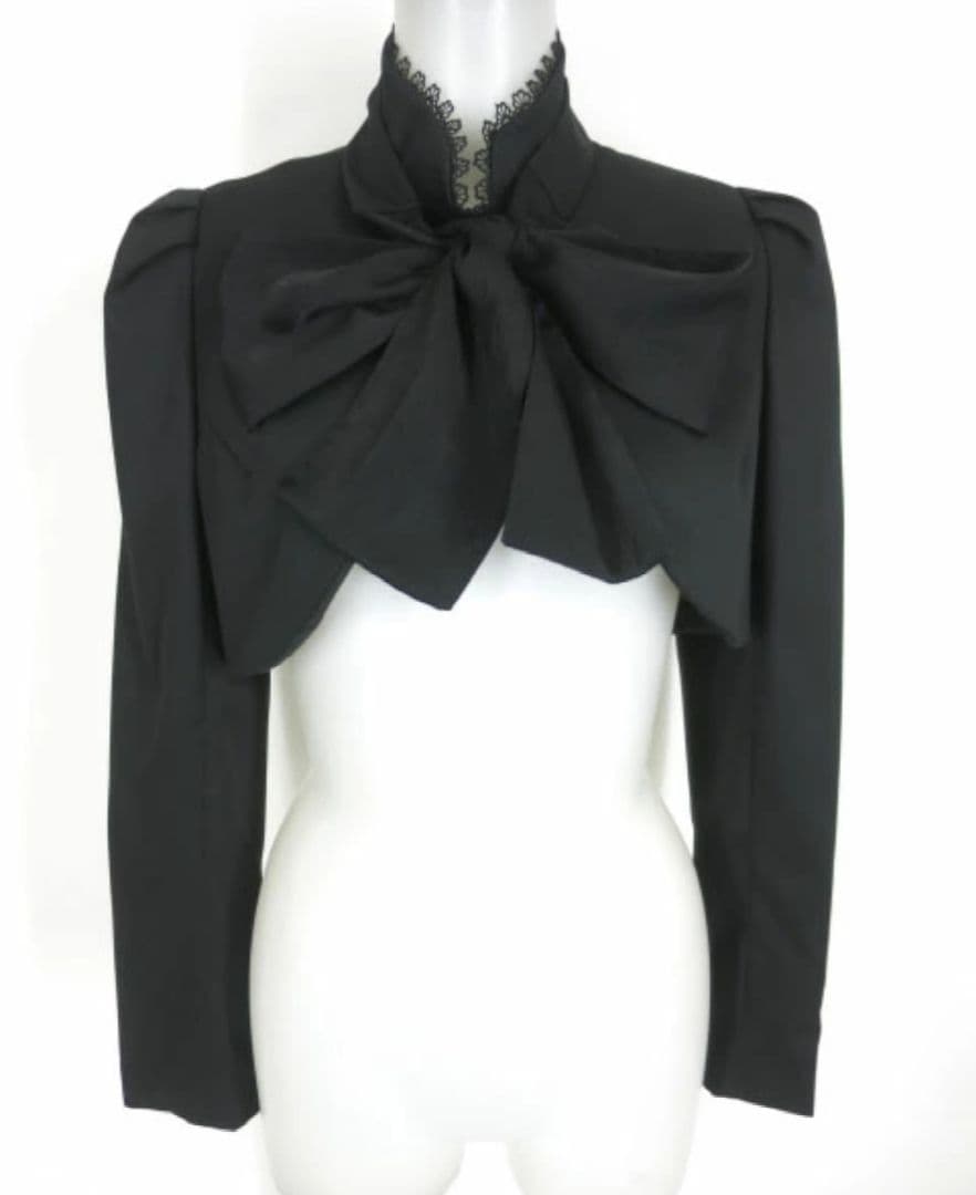 Sheglit リボンクラシカルボレロ ブラック