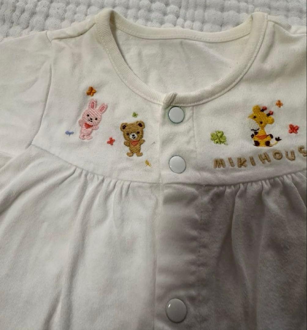 MIKIHOUSE ツーウェイ・ドレスオール 2枚セット 双子 ロンパース