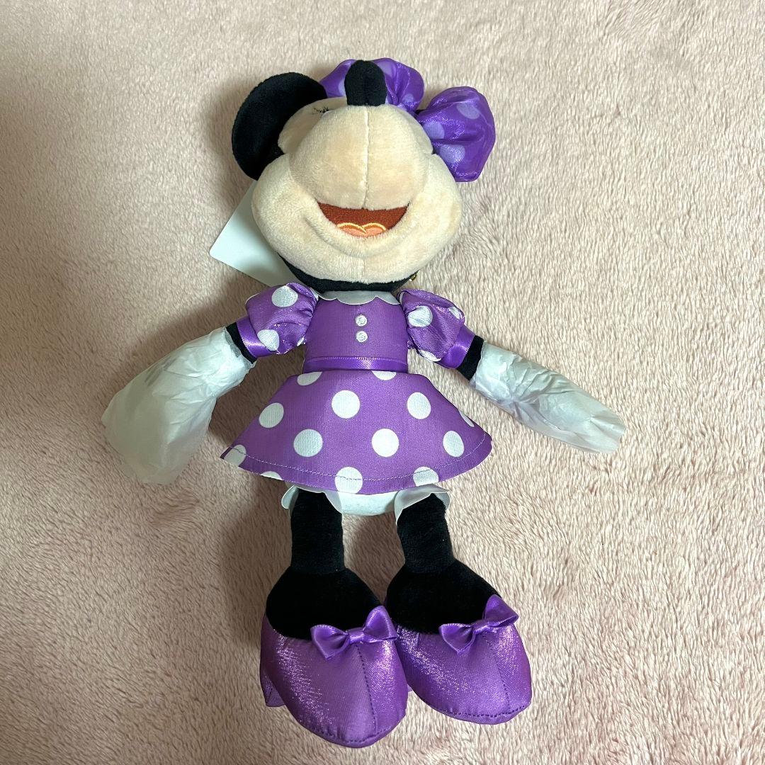 ディズニー ミニー ぬいぐるみチャーム ピンク 紫 ミニーの日 ミニー