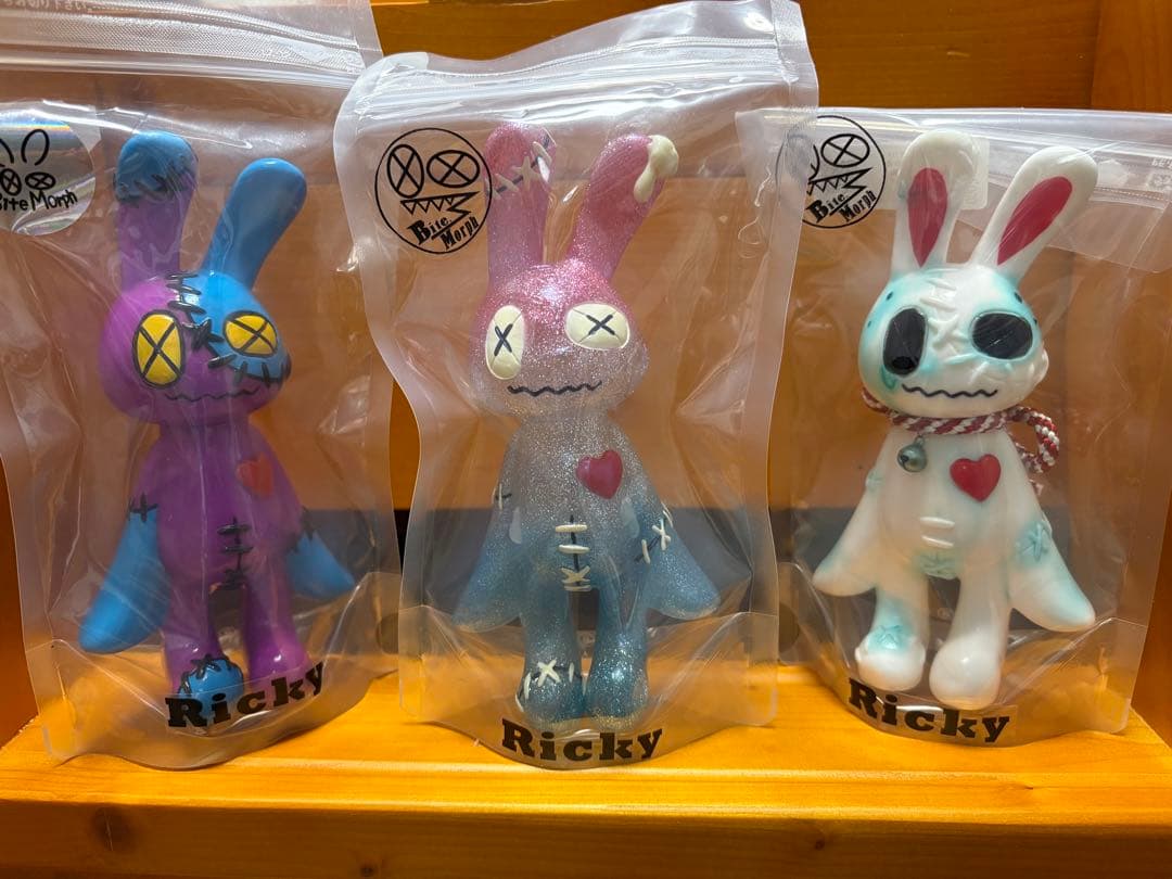 BiteMoth Ricky ベイトモルフ　ソフビ　三体セット