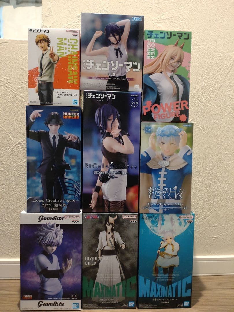 未開封フィギュア　レゼBicuteレゼハイプレミアム　パワー　デンジ　キルア　他