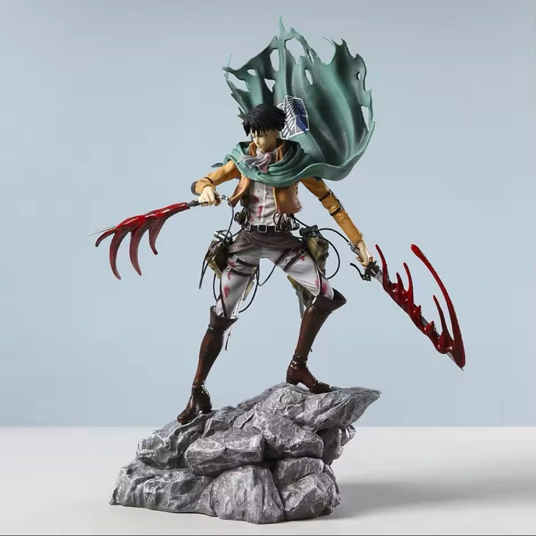 進撃の巨人 リヴァイ・アッカーマン リヴァイ兵長 フィギュア - メルカリ