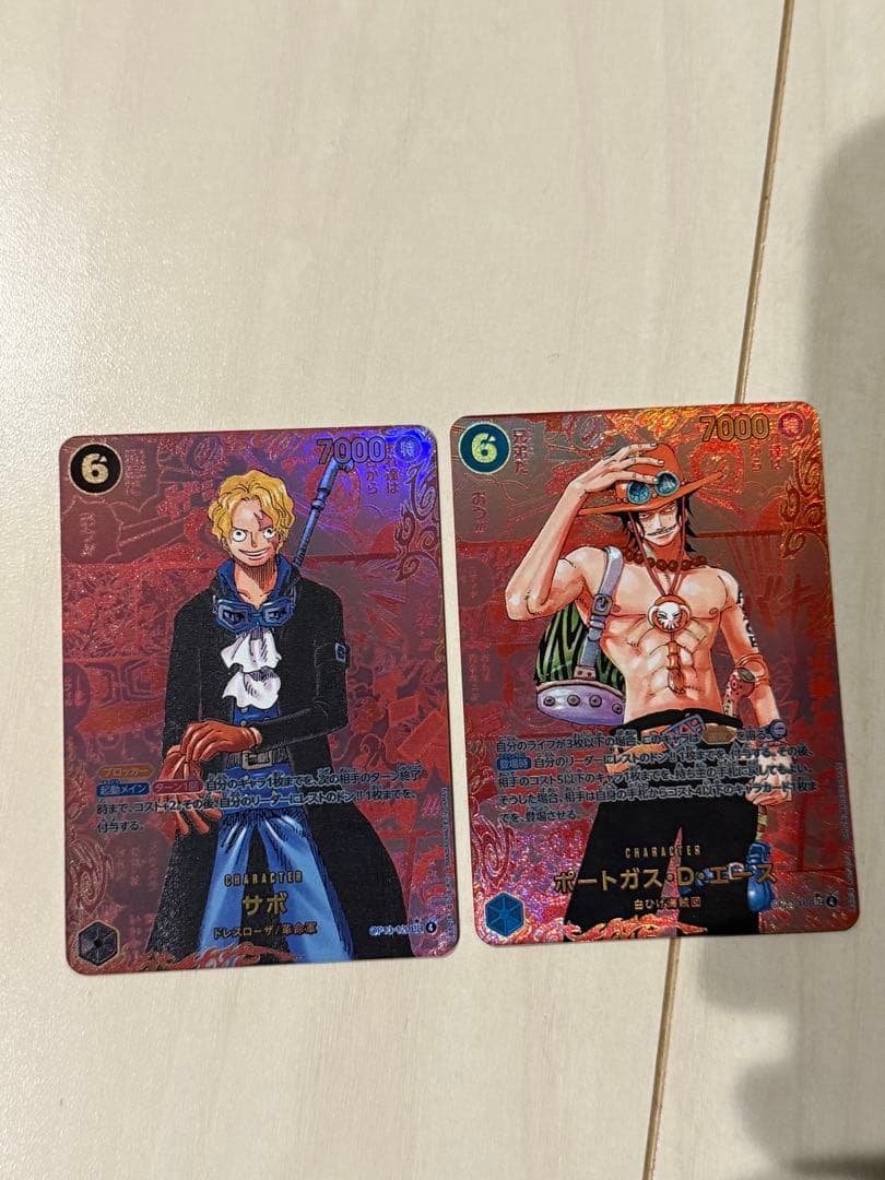 様 【4000円スタート】ワンピース ルフィ エース サボ レッドコミパラ