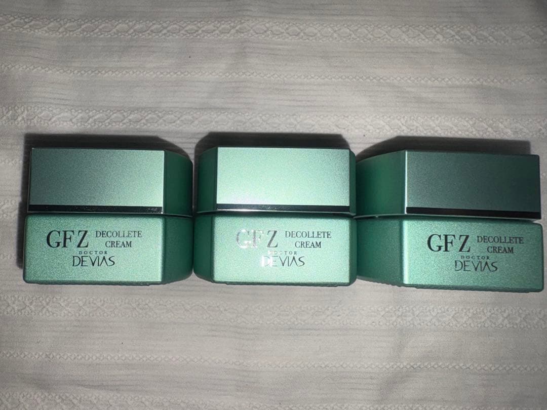 ⑩DRデヴィアス デコルテクリーム GF Z 3個セット ギフトボックス入り