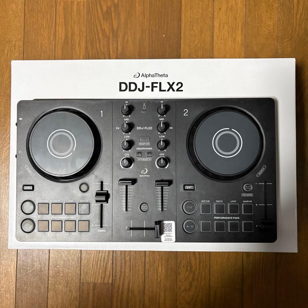 AlphaTheta コンパクト 2ch DJコントローラー ddj-flx2 DDJ-FLX2 - AlphaTheta