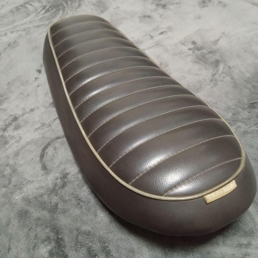 SR400 イージーライダース製 ナイトロヘッズ タックロールシート ブラウン