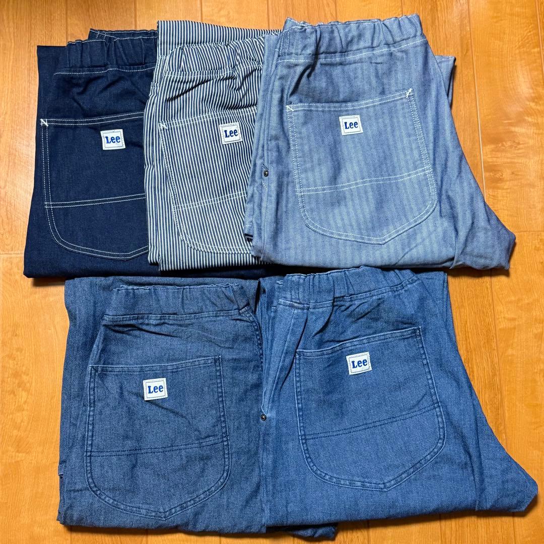 【Lee】フリーサイズパンツ5本セット Lee（リー） FLeeasy フリージー ナロー テーパード イージーパンツ