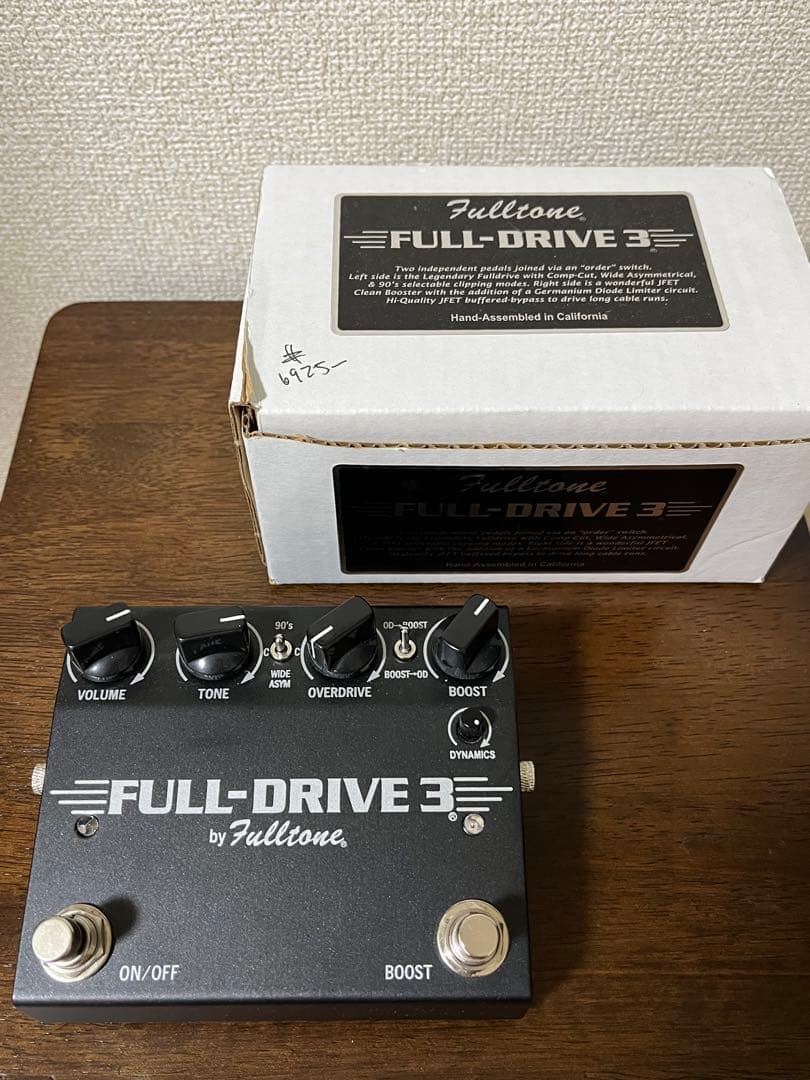 Fulltone FULL-DRIVE 3 ギターエフェクター Fulltone FULL-DRIVE 3｜ミュージックランドKEY