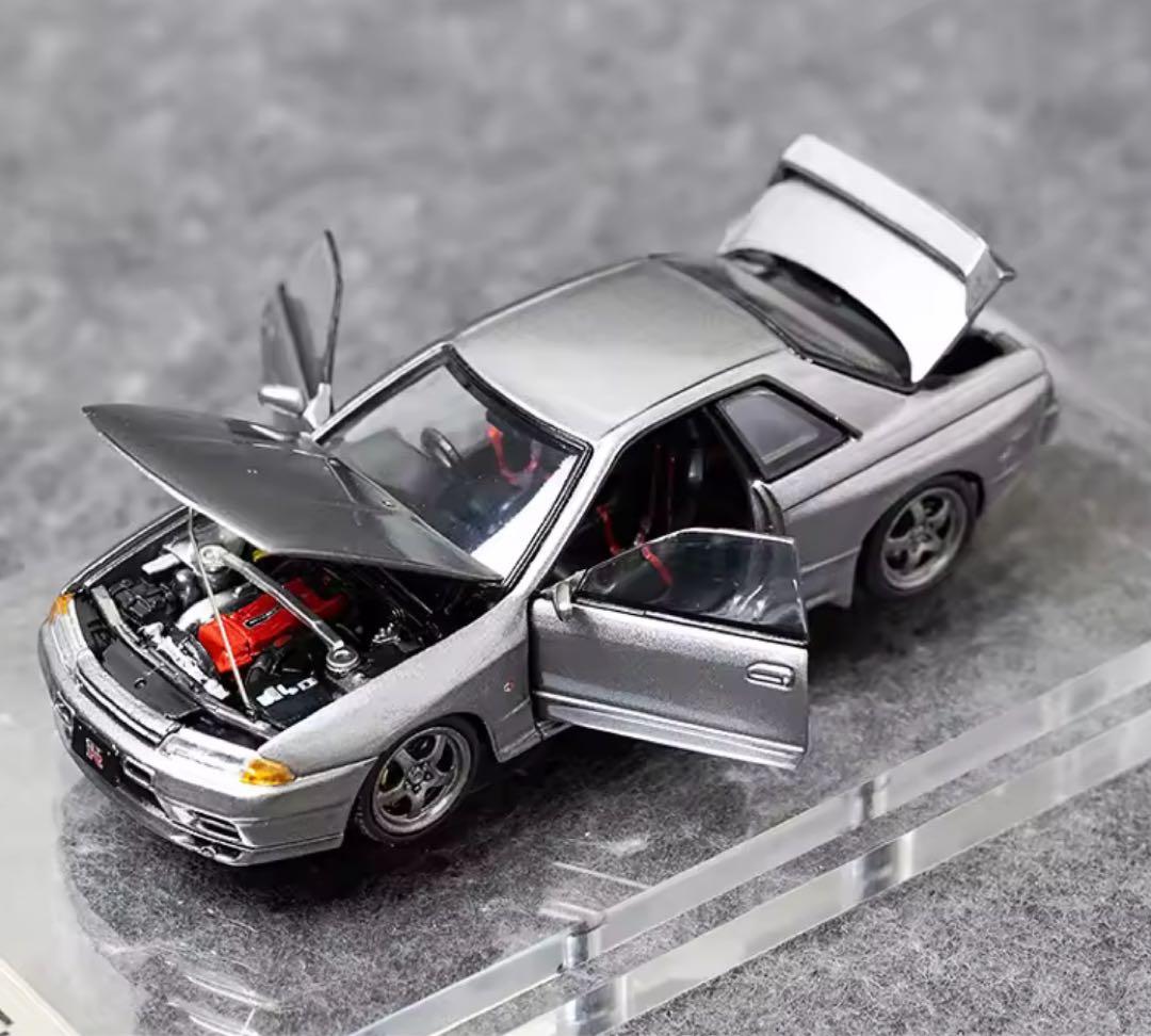 【新品】FH 1/64 日産 スカイライン GT-R R32 Nismo グレー