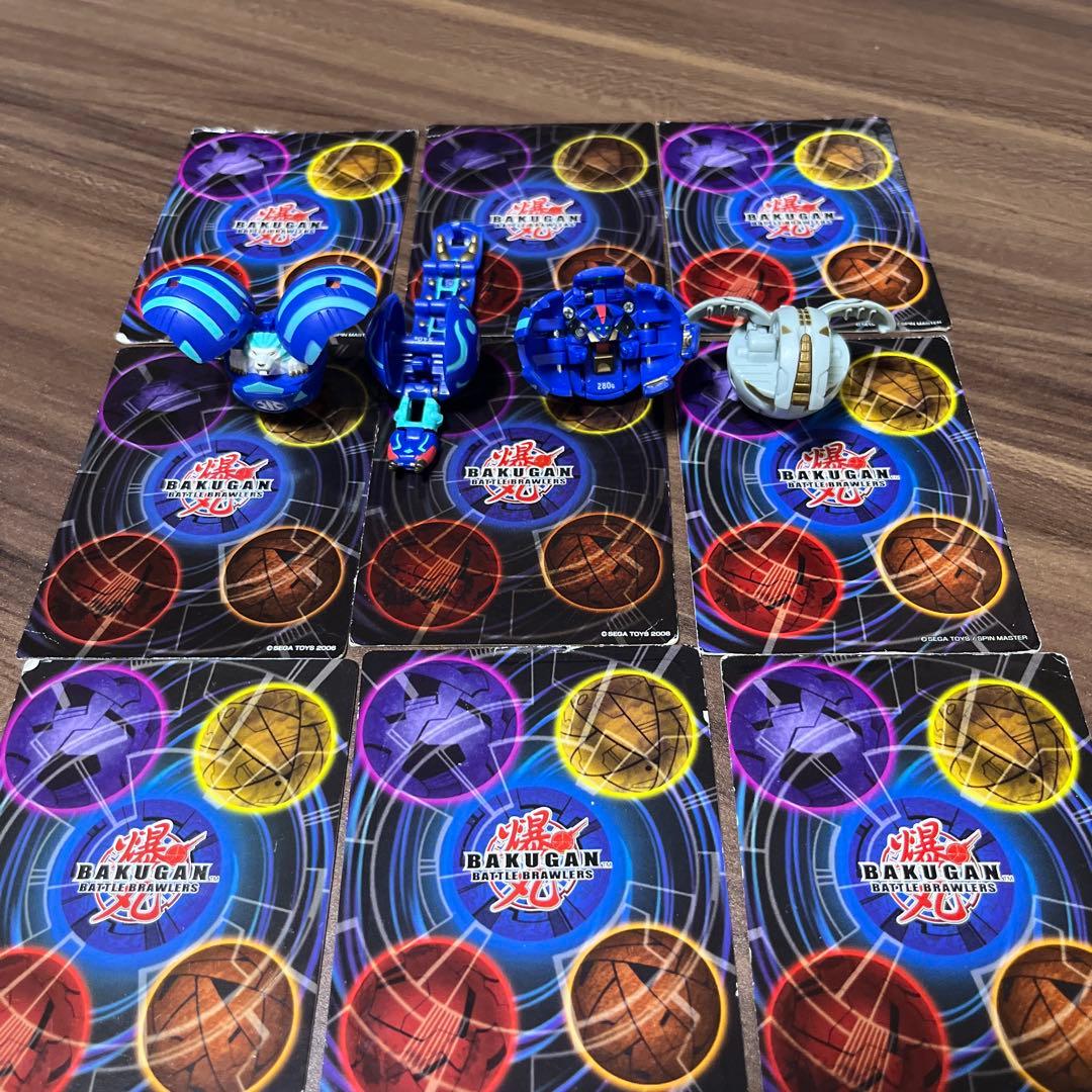 爆丸 初期 バトルブローラーズ 4個 ゲートカード9枚 - メルカリ