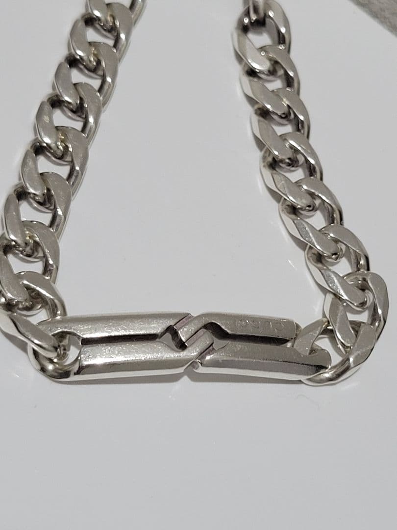 GUCCIグッチ インフィニティノット/Ag925喜平ブレスレット