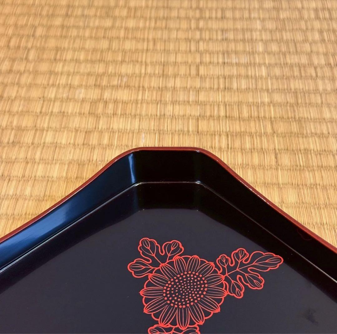 塗師 堅地屋清兵衛 作 冷泉好朱絵 縁高5重 2組 計10点 茶懐石道具 弁当