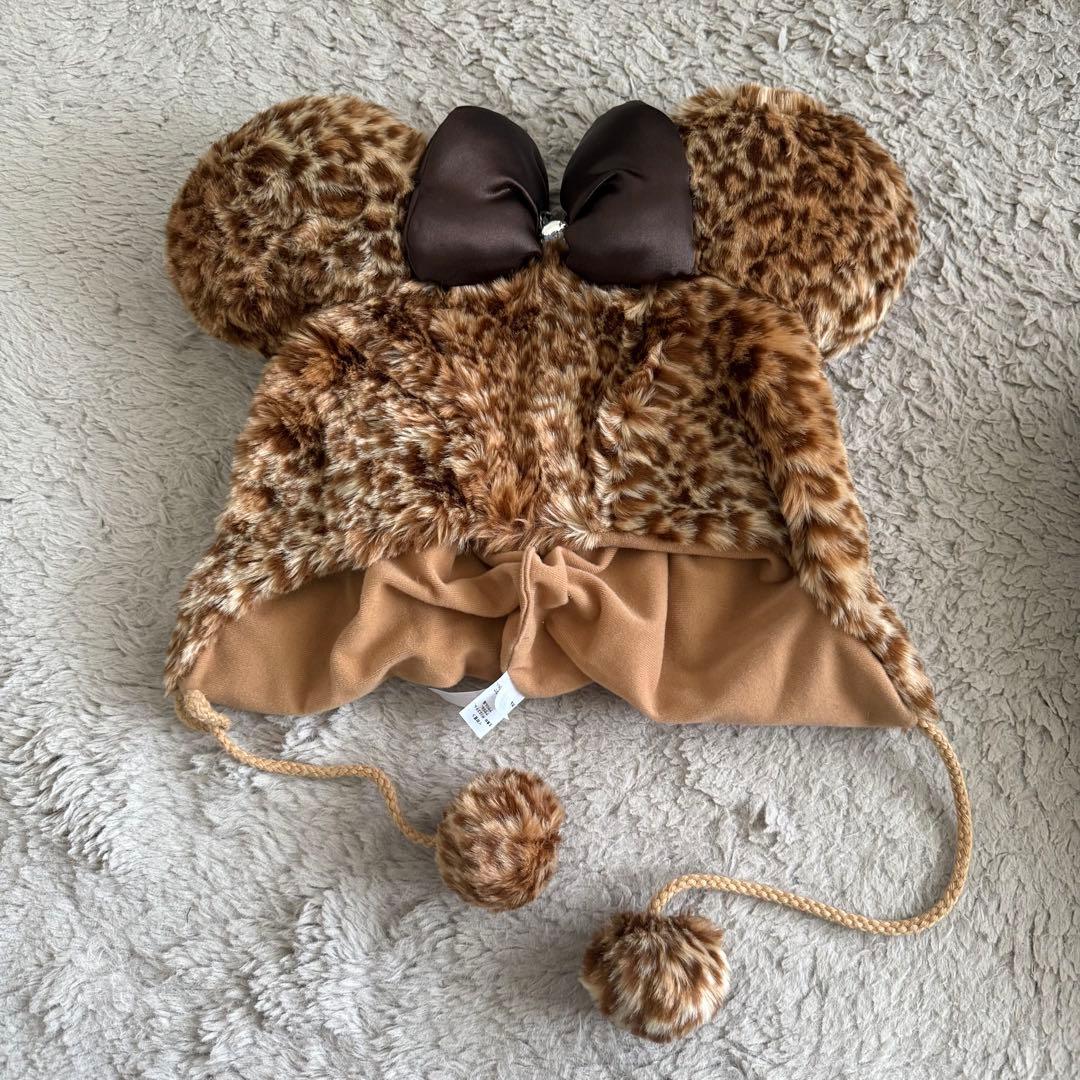 即購入可 ディズニー ミニー ヒョウ柄 ファンキャップ 58cm - メルカリ