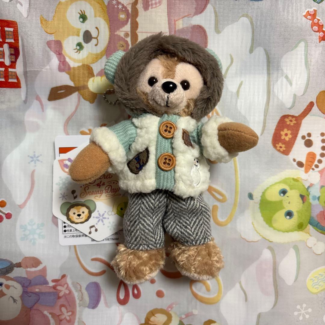 ディズニーシー 2025 ダッフィー ぬいバ クリスマス ぬいぐるみバッジ