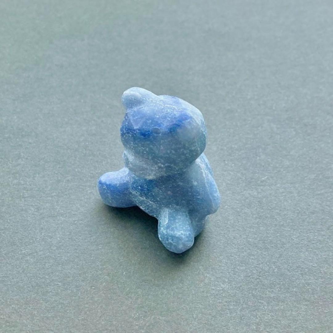 座敷わらしの御霊が宿るテディベア霊石(青) 座敷童子 お守り 魔法 特級