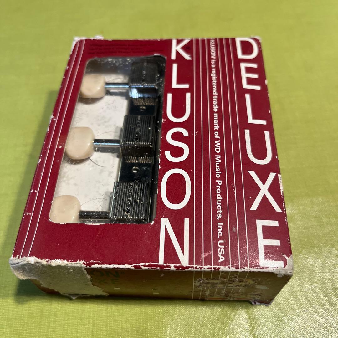 四池Kluson Deluxe Nickelギターペグ KLUSON DELUXE クルーソン メタルノブペグ 6連 ニッケル通販｜ギター