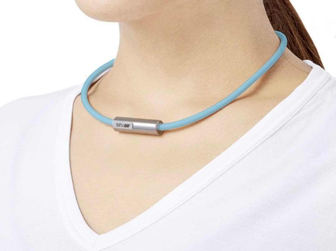 新品】SEV セブルーパー typeM ライトブルー 46cm ネックレス/首用