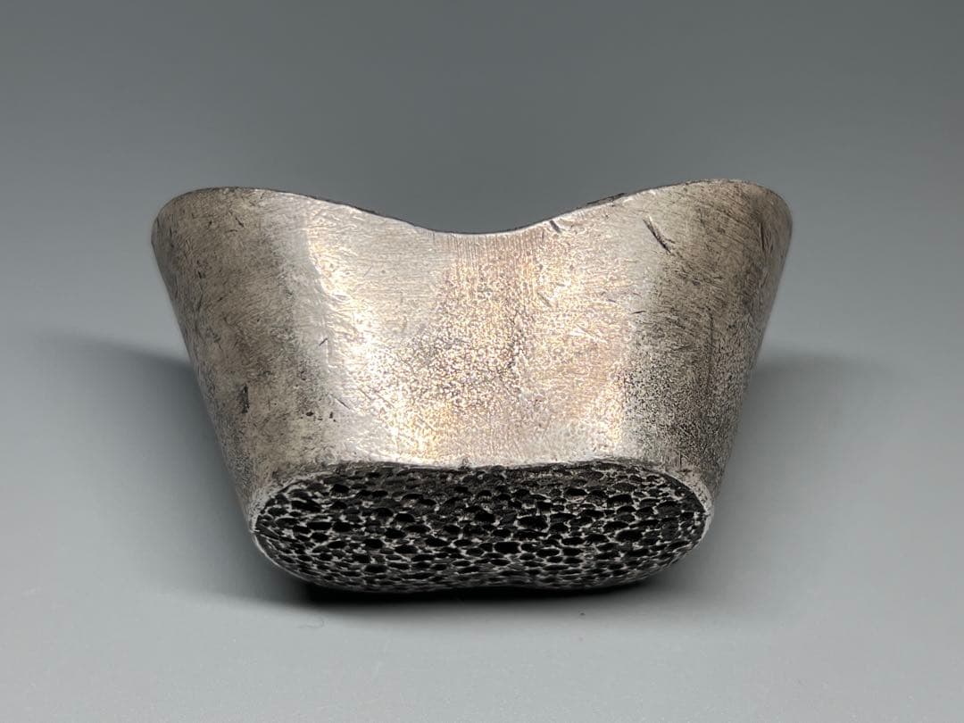 中国古銭 大型 厚重 民国年月 解県 銀元寶 銀錠 馬蹄銀 重さ:407g