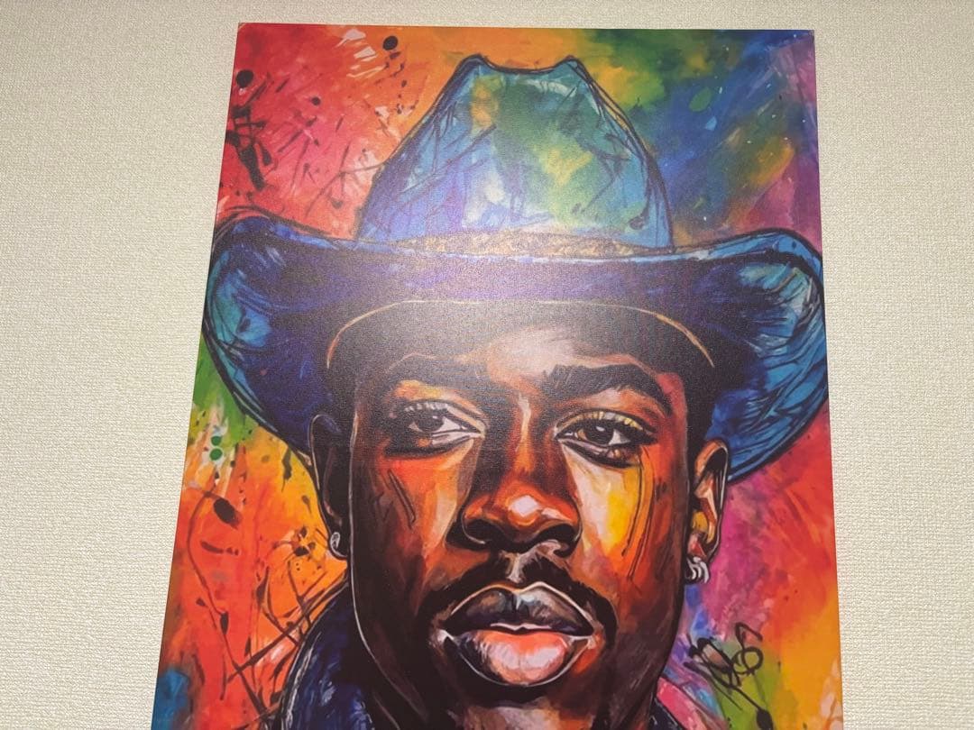 カラフルなポートレート ポスター