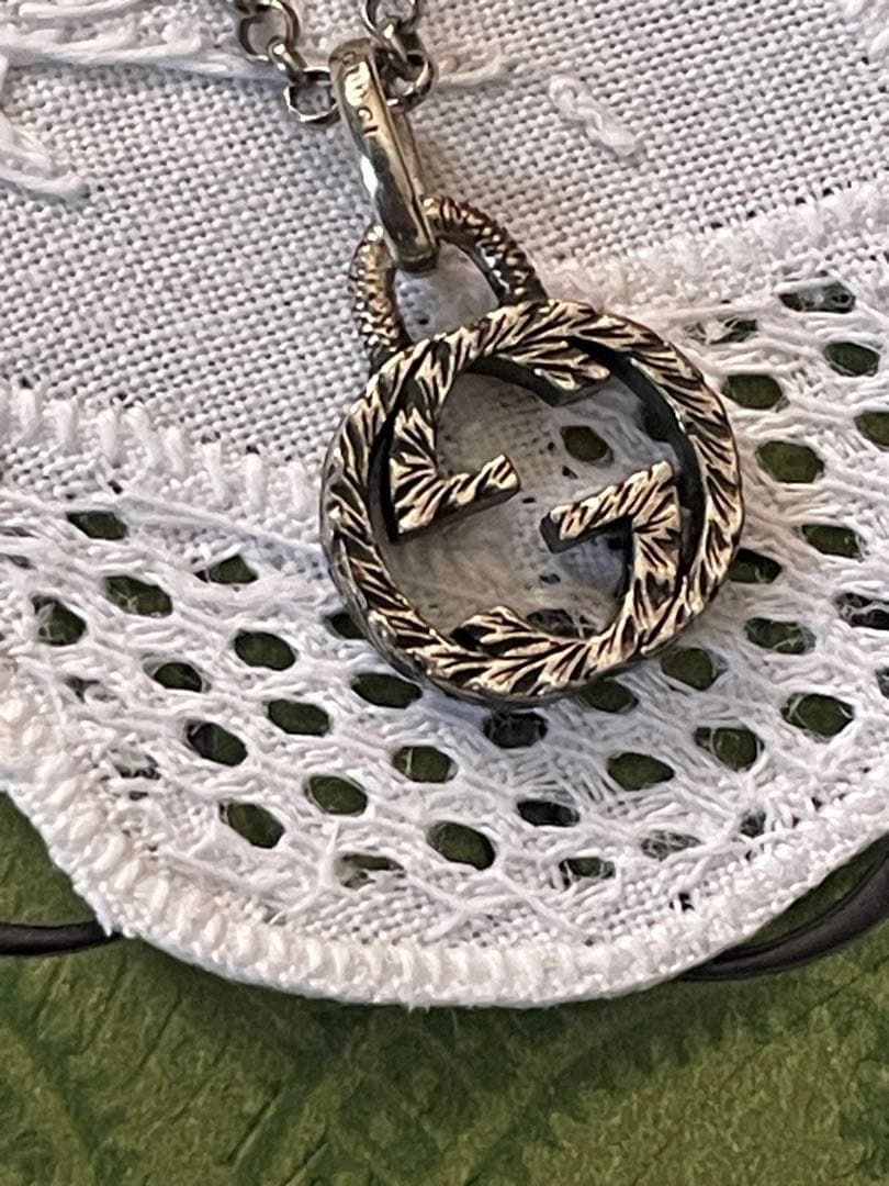 ◉セール！美品　グッチ　GUCCI インターロッキングG ネックレス シルバー グッチ GUCCI GUCCI グッチ 295710ーJ8400 インターロッキングG