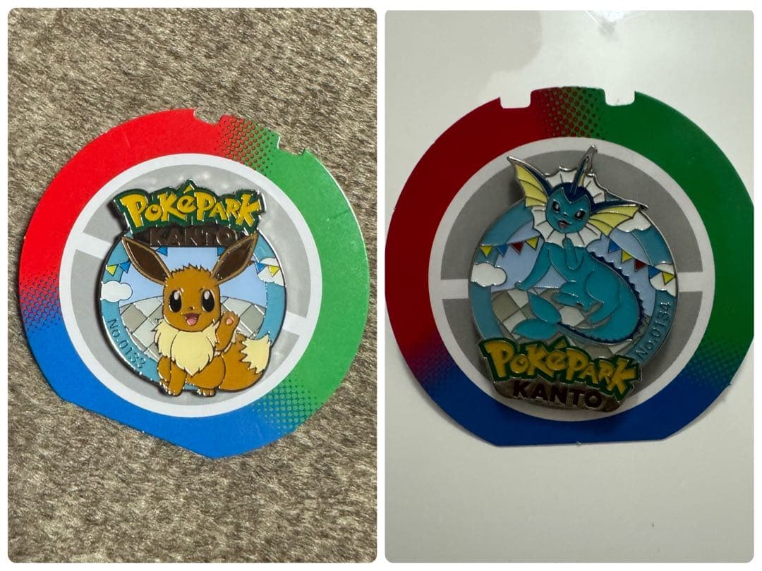 ポケパークカントー イーブイ シャワーズピンズ ポケモン | Shop at