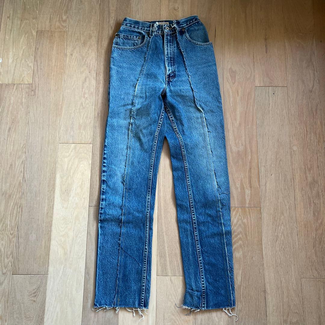 マリオンヴィンテージ　MALION VINTAGE ストレートデニム リメイク