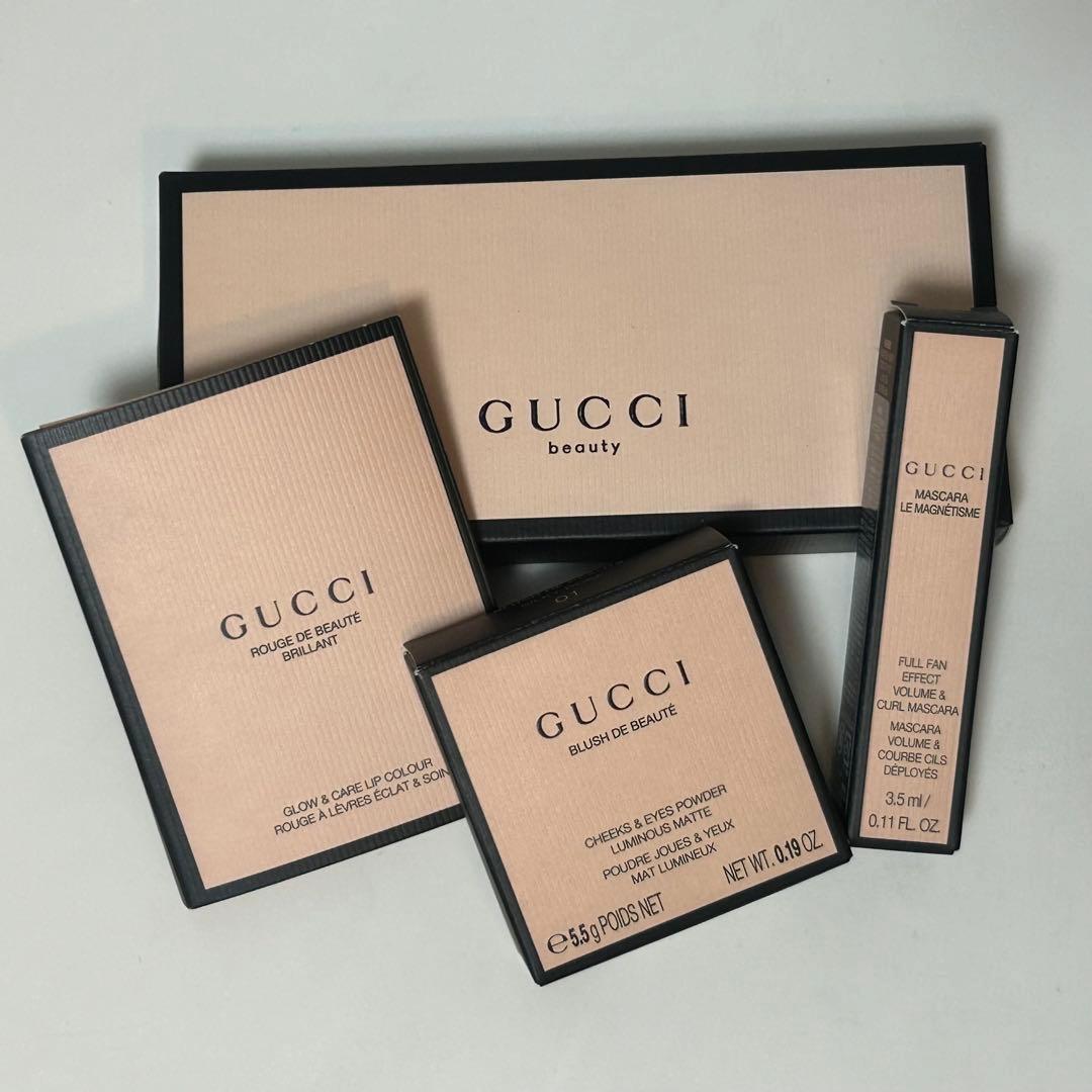 GUCCI beautyミラー チーク マスカラ ルージュ セット GUCCI beauty（GUCCI beauty） グッチ ルージュ ドゥ ボーテ ブリアン