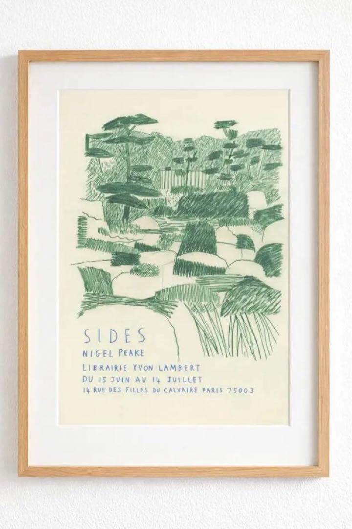 Nigel Peake “SIDES” オリジナルアートポスター