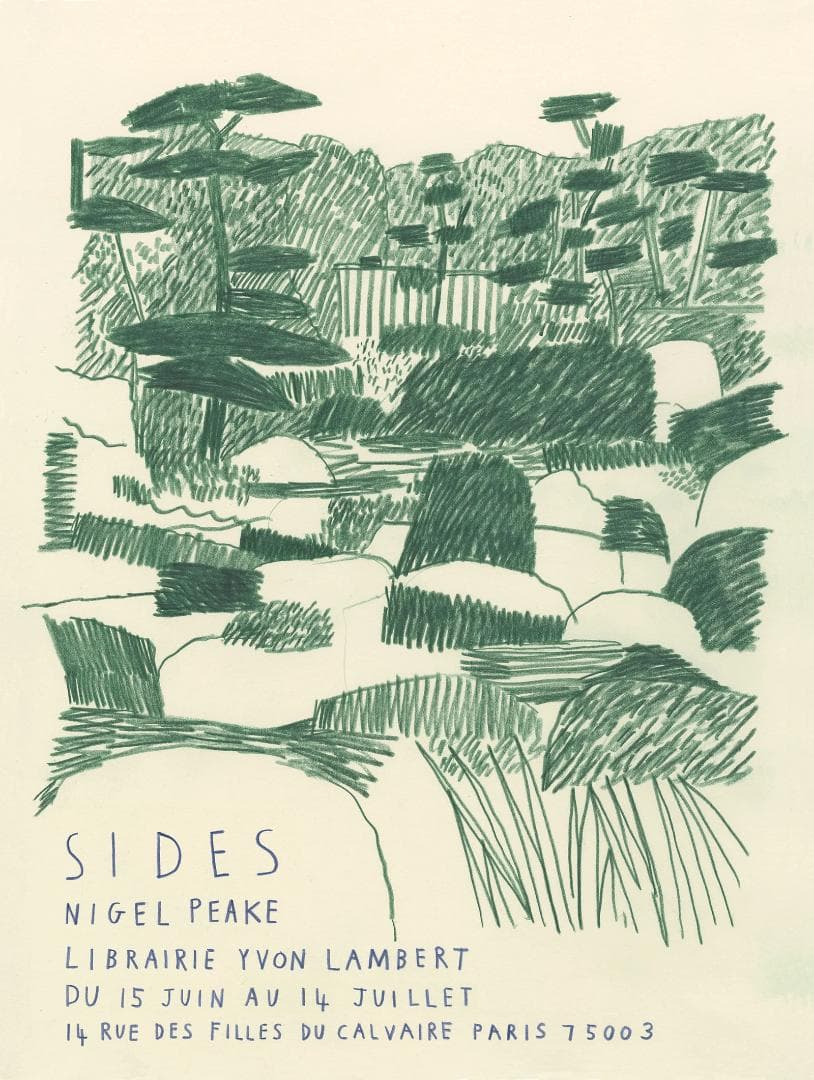 Nigel Peake “SIDES” オリジナルアートポスター