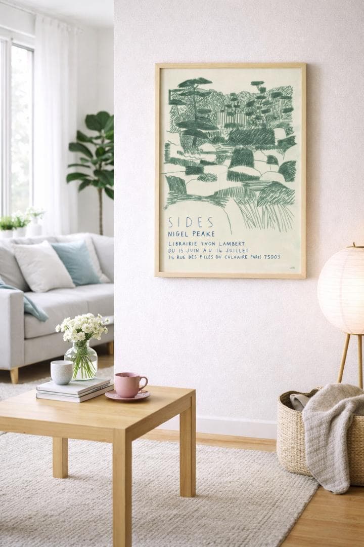 Nigel Peake “SIDES” オリジナルアートポスター