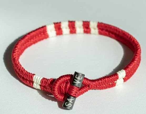 MiMi Tao ブレスレット レッド Mサイズ