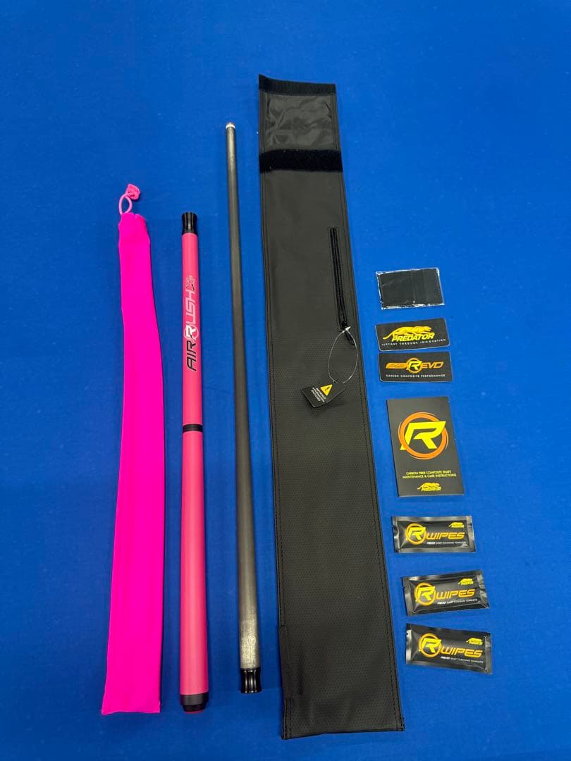 プレデターAIR Rush ピンク　ノーラップ Predator Air Rush Pink Jump Cue Stick | No Wrap | Official USA Site