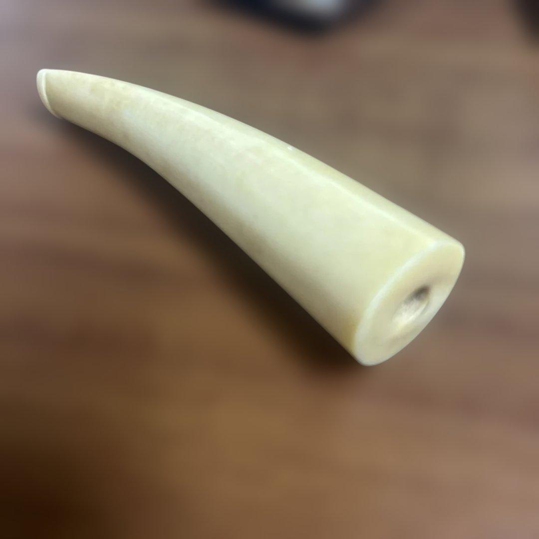 鯨歯　パイプ　キセル　53.50g 未使用品