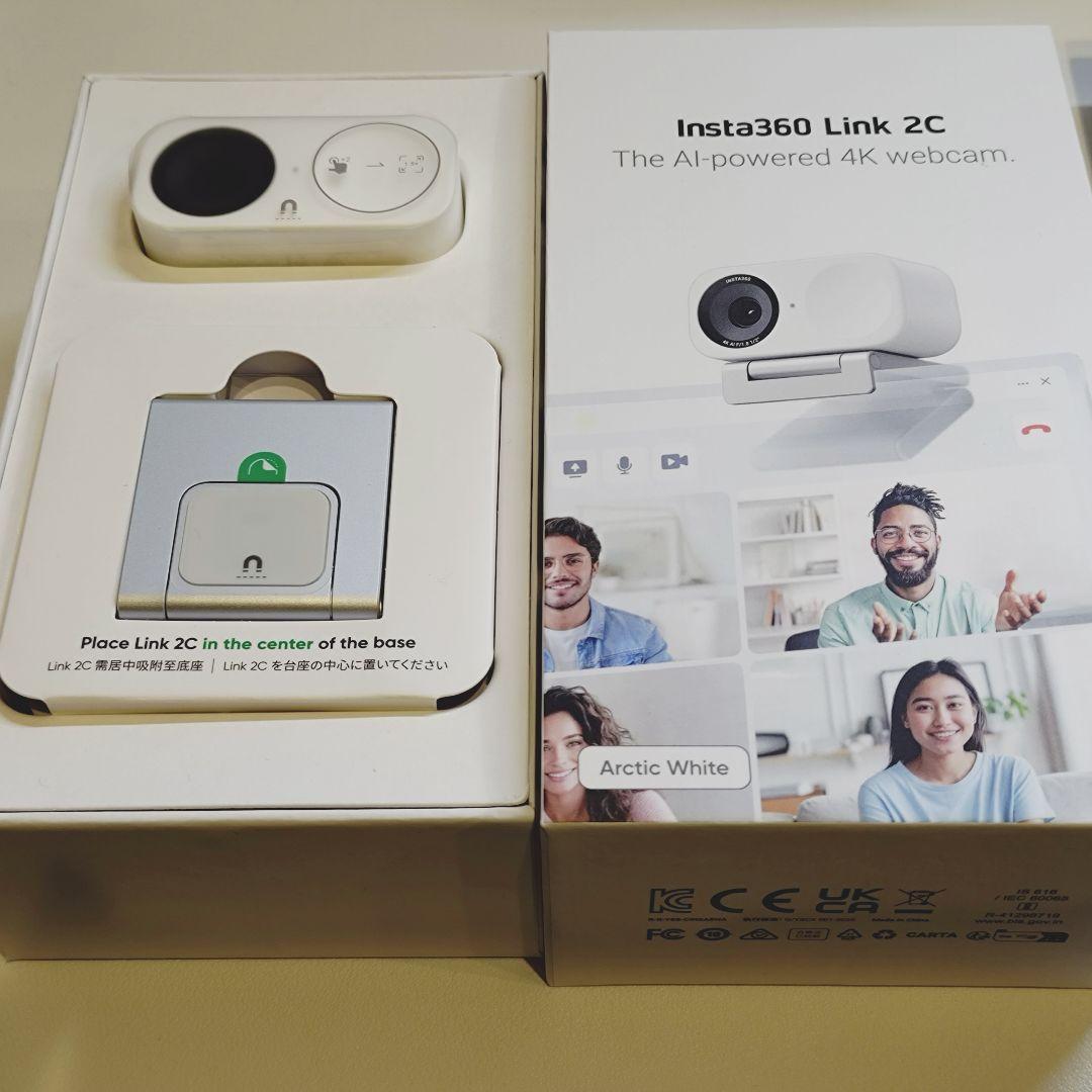【期間限定価格】【美品】Insta360 Link 2C ウェブカメラ ホワイト