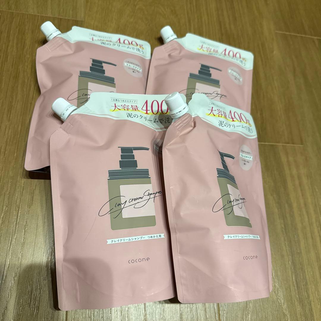 cocone クリームシャンプー 400ml 4個セット
