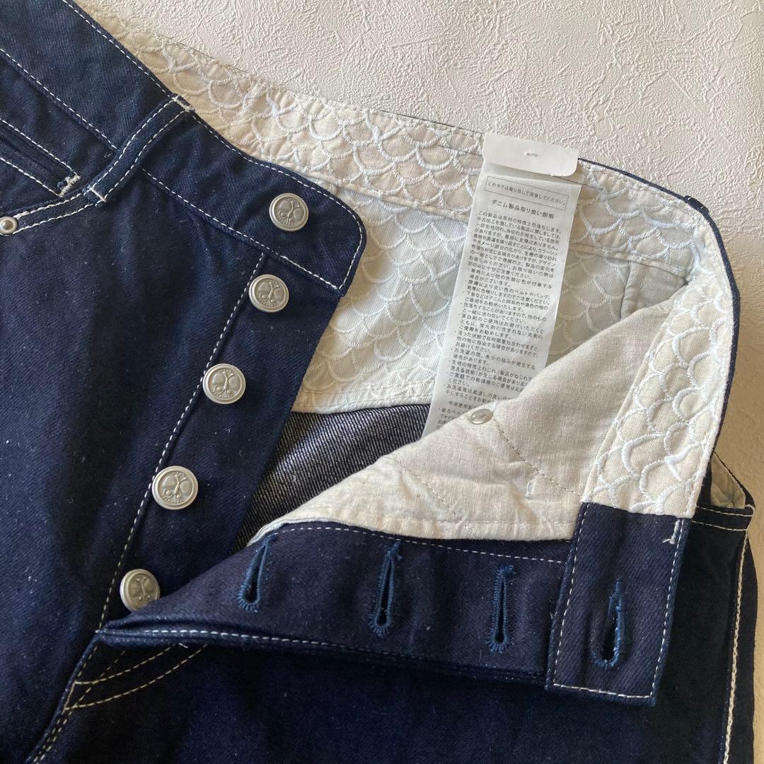 mina perhonen ミナペルホネン always ワイドデニム 34 - メルカリ