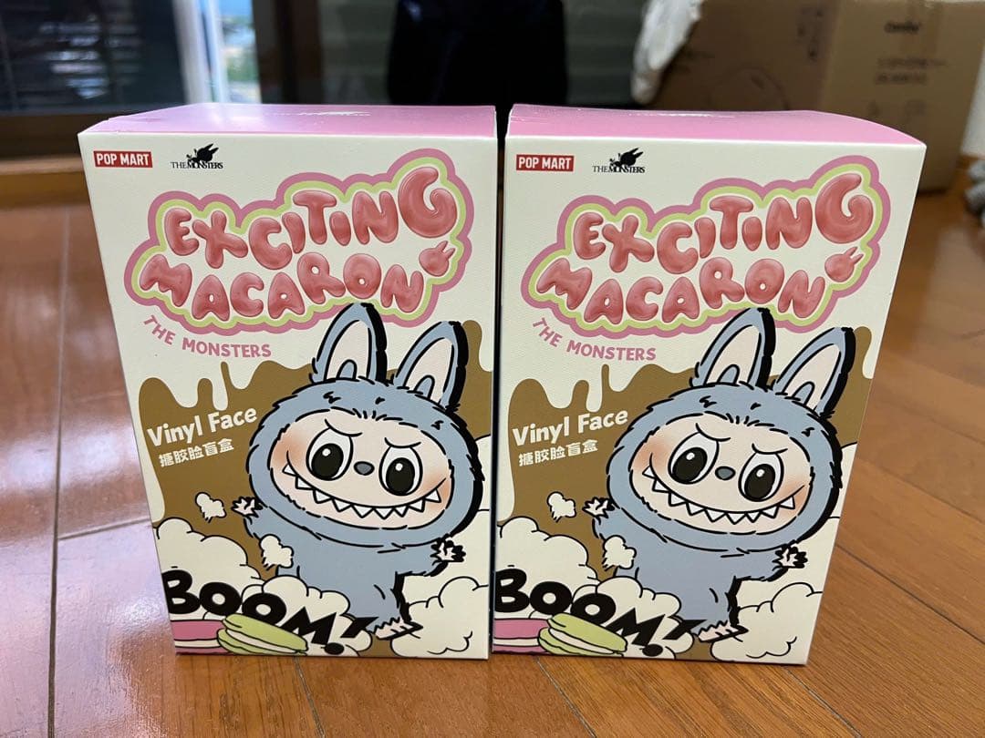 ト*ン様 THE MONSTERS Macaron Labubu 2ビース POP MART（ポップマート） 【正規品・即発送】 THE MONSTERS Exciting
