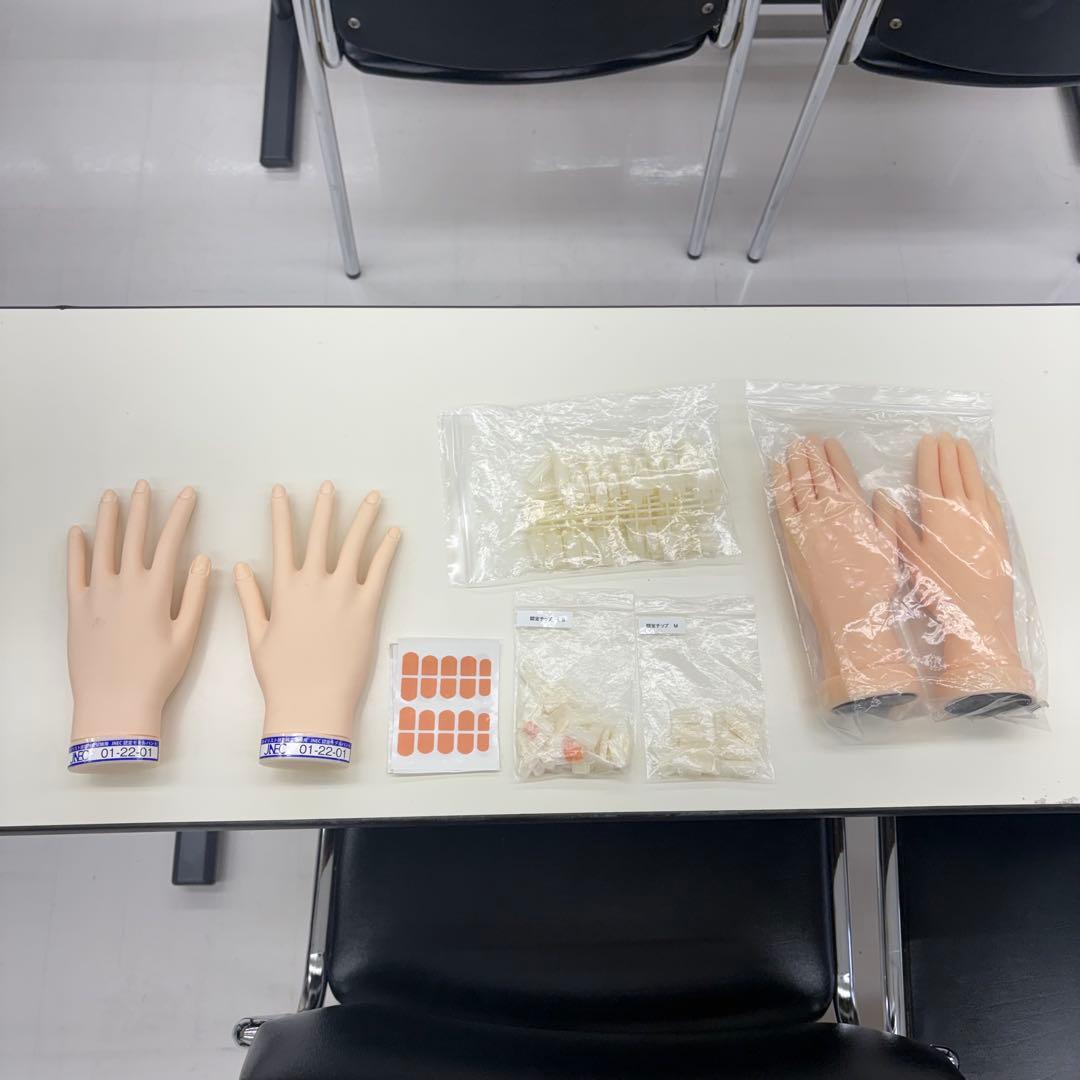 JNEC認定モデルハンド ネイル 検定 認定チップ