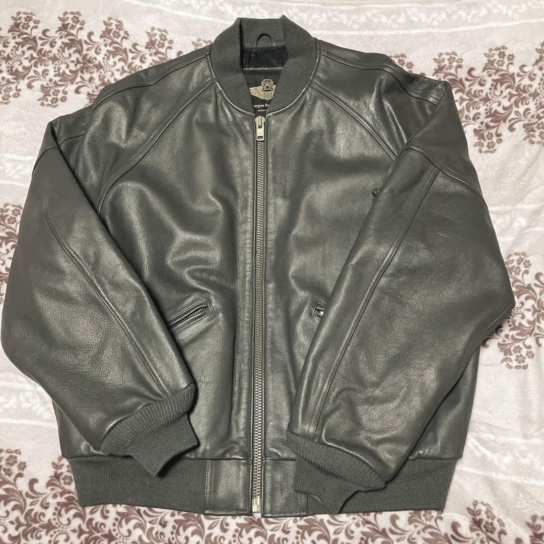 m*t様 MA-1 Morgan 牛本革 フライトジャケット　サイズL L 上野