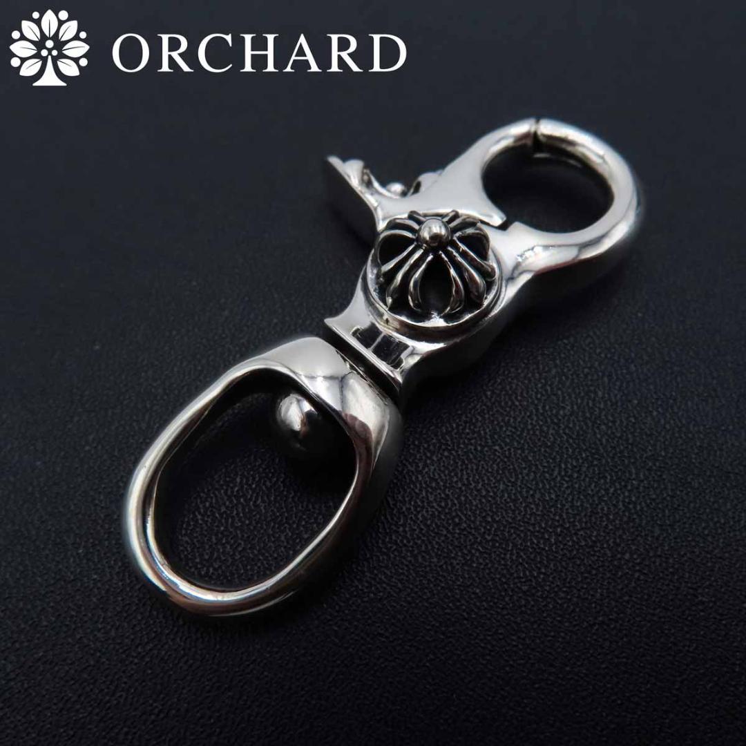 匿名配送/シルバー925/キーリング/キーホルダー/フローラルクロス/クロス シルバー925 キーリング キーチェーン キーホルダー フローラルクロス