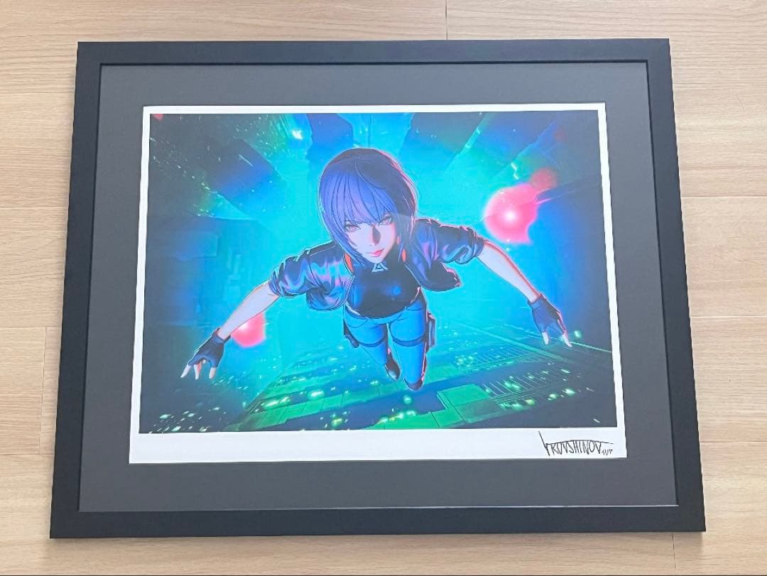 アールビバン イリヤクブシノブ 攻殻機動隊 版画 攻殻機動隊 SAC_2045」キャラデザに人気イラストレーター、イリヤ