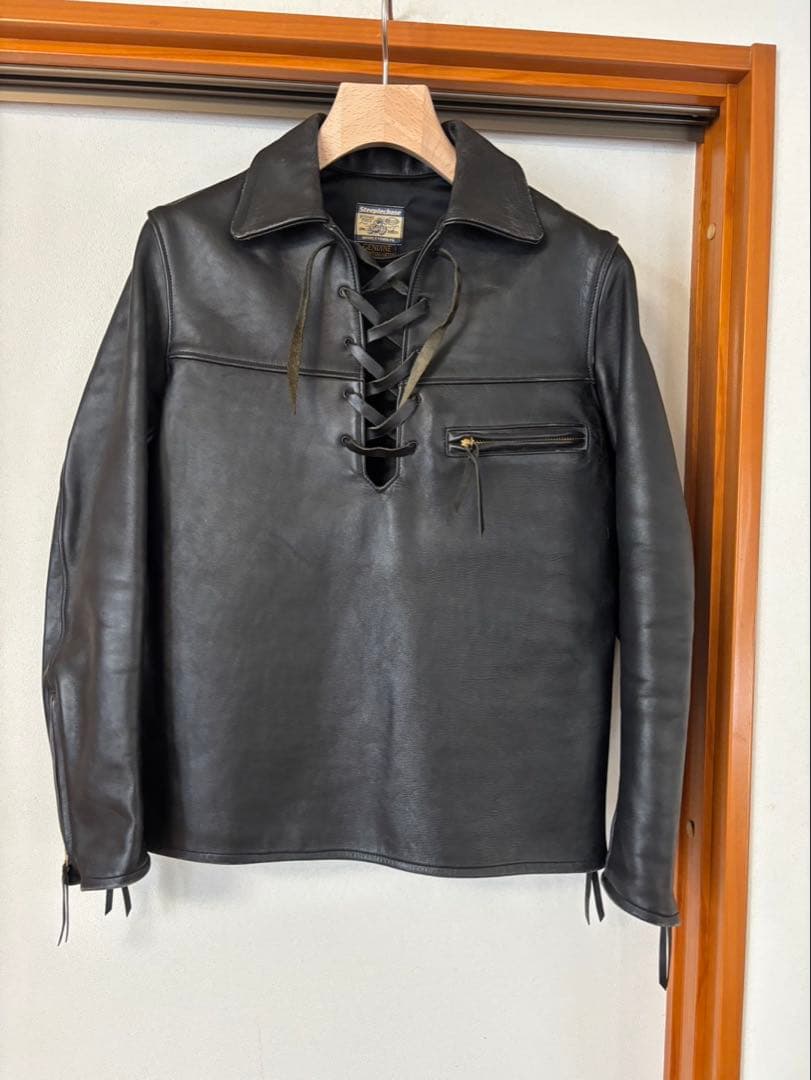 THE REAL McCOY’S STEEPLECHASE レザージャケット THE REAL McCOY'S - 旧リアルマッコイズ 『Steeplechase』レザー
