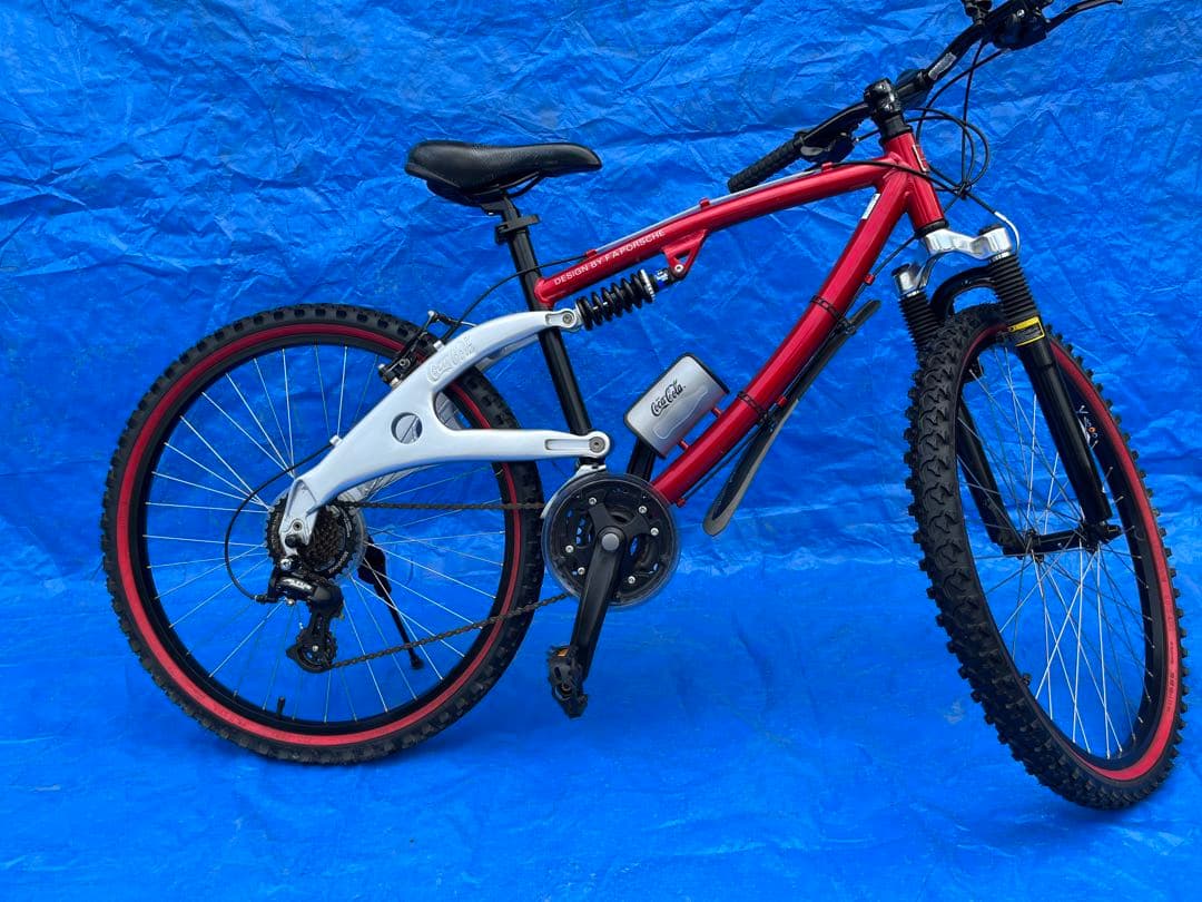 極美品2002ポルシェデザイン コカコーラマウンテンバイク ロゴ入り