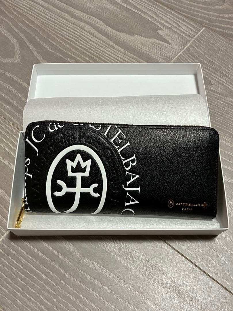 【箱付き】CASTELBAJAC カステルバジャック　長財布 本革　レザー