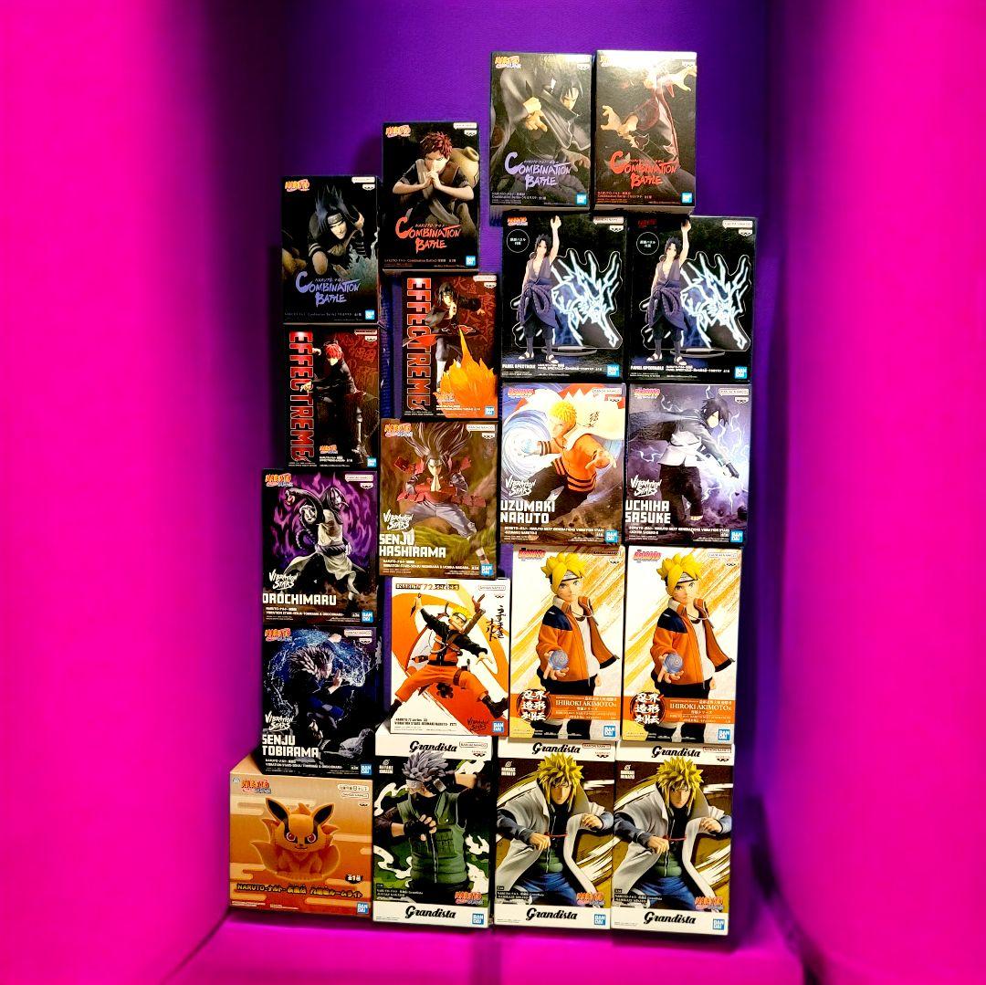 NARUTO疾風伝 プライズフィギュア20点 Prize Lot NARUTO-ナルト- 疾風伝』の「ナルト」がプライズフィギュア