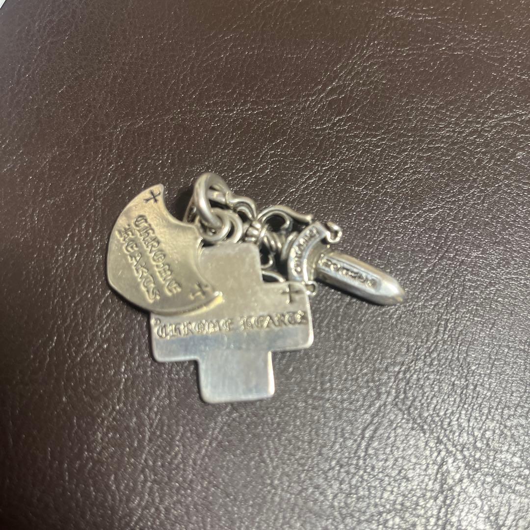 クロムハーツ　ネックレス　スリートリンケッツ　3トリンケッツ　美品