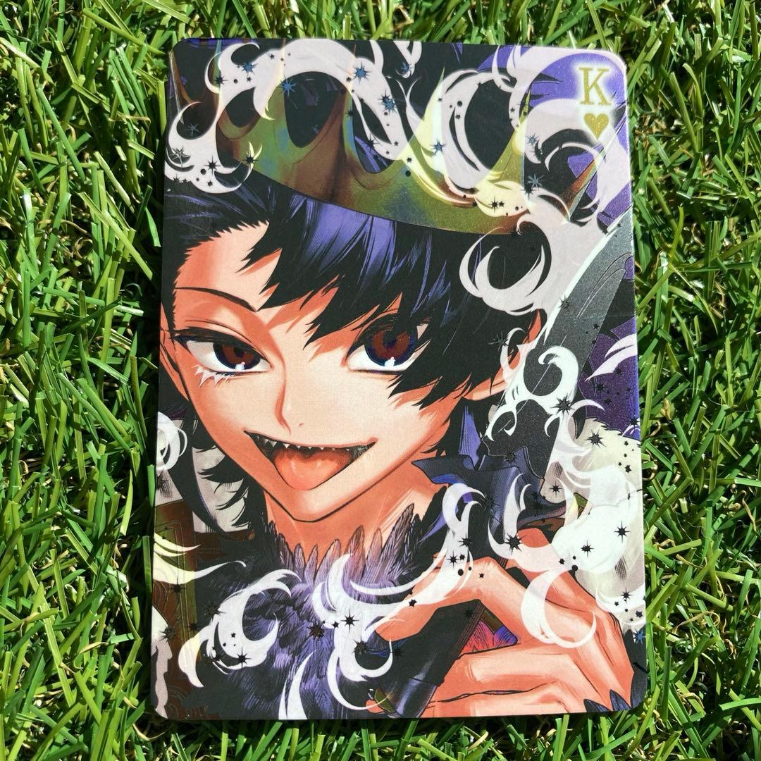 魔男のイチ 7巻 購入特典 トランプ風メタリックカード イラストカード