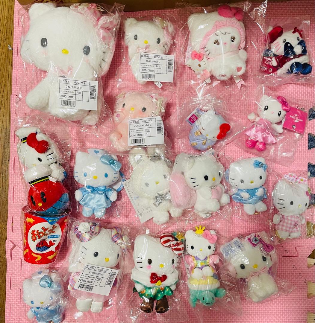 サンリオハローキティぬいぐるみマスコットまとめ売り