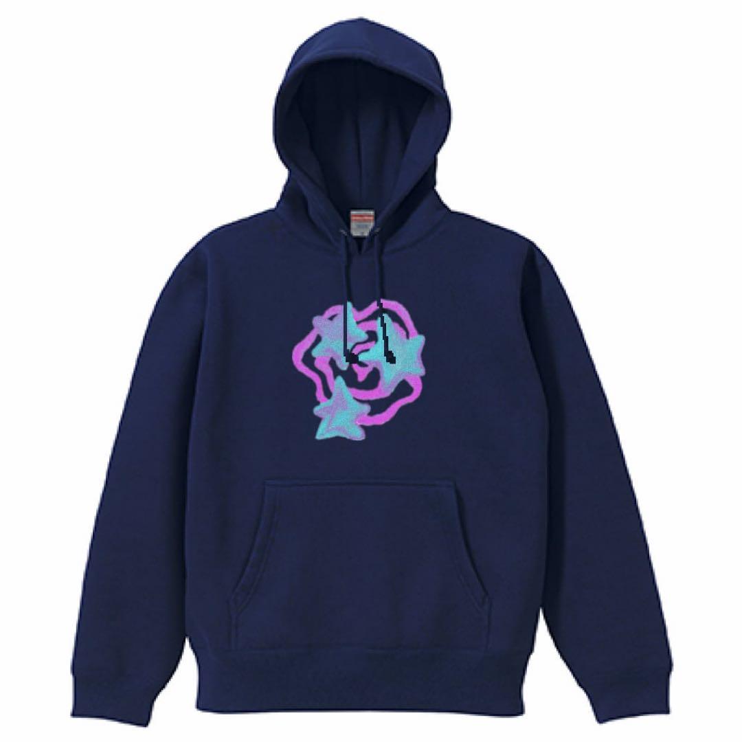 kwikie hoodie indigo Sサイズ