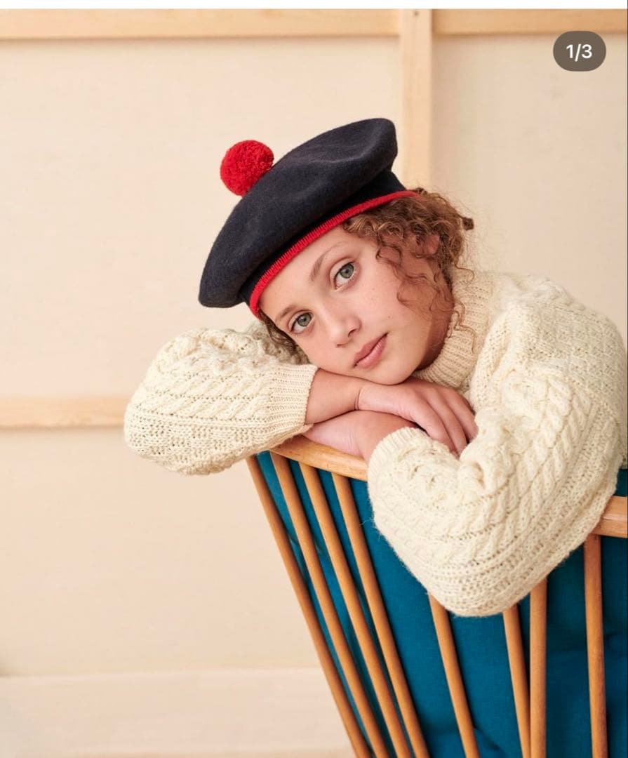 caramel ベレー帽